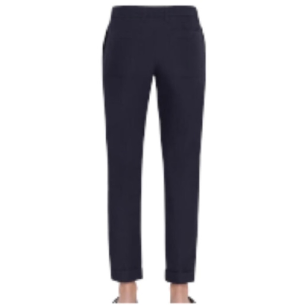 🆕 Akris Punto “Fallon” Navy Blue Cotton Pants - Women’s Size 12